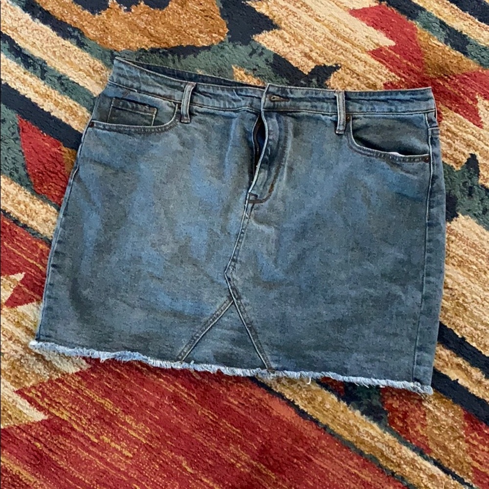 Jean skirt!